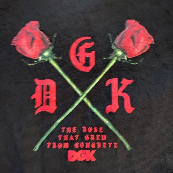 DGK The Rose That Grew From Concrete Long Sleeve Rare Size S Skateboarding 🥶🤪 - Picture 2 of 5